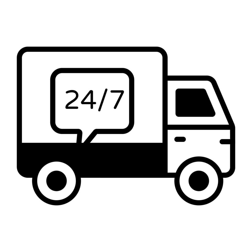 an-amazing-icon-of-24-hour-delivery-service-van-in-editable-style-vector